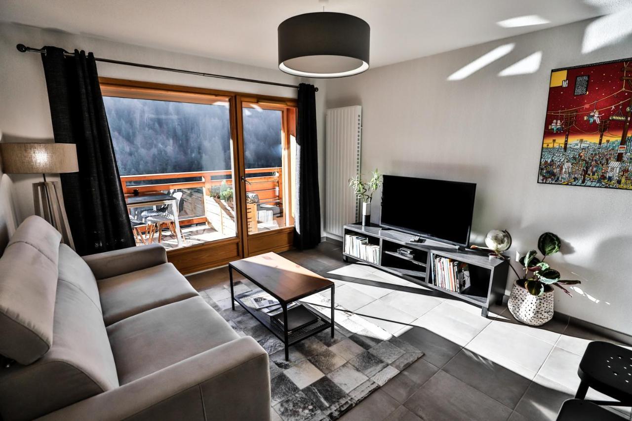Appt Primeveres - Centre Village, Vue Montagne - Aravistour Saint-Jean-de-Sixt Eksteriør bilde
